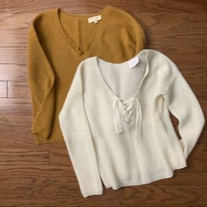 Sezane sweater bundle